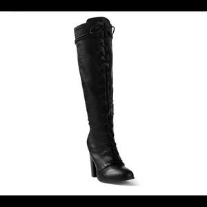 Venus Lace-up Tall Boots